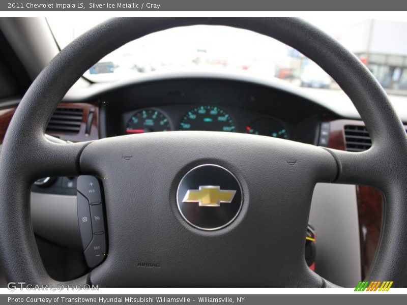 Silver Ice Metallic / Gray 2011 Chevrolet Impala LS