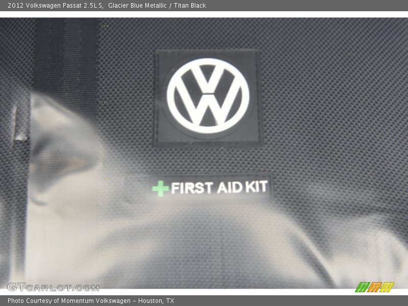 Glacier Blue Metallic / Titan Black 2012 Volkswagen Passat 2.5L S