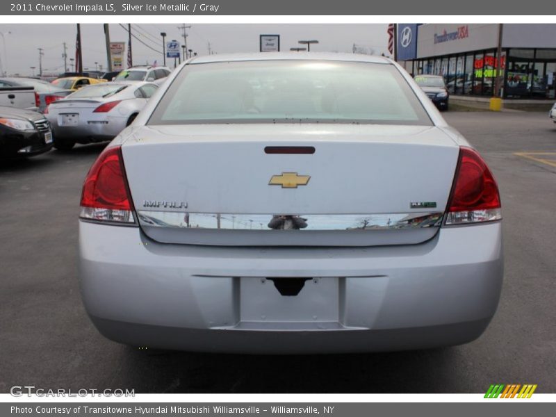 Silver Ice Metallic / Gray 2011 Chevrolet Impala LS