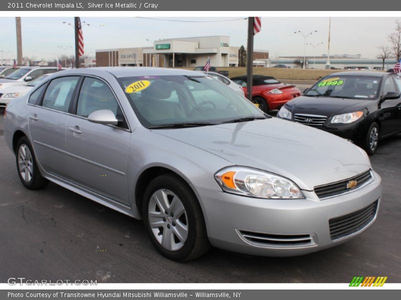 Silver Ice Metallic / Gray 2011 Chevrolet Impala LS