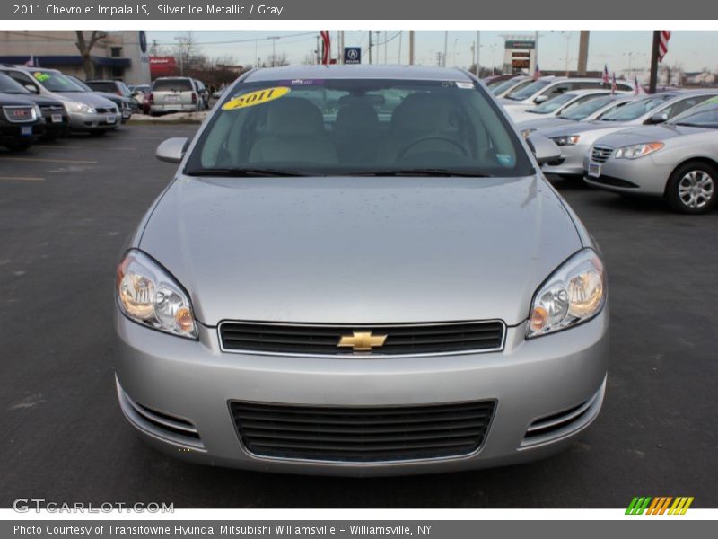 Silver Ice Metallic / Gray 2011 Chevrolet Impala LS