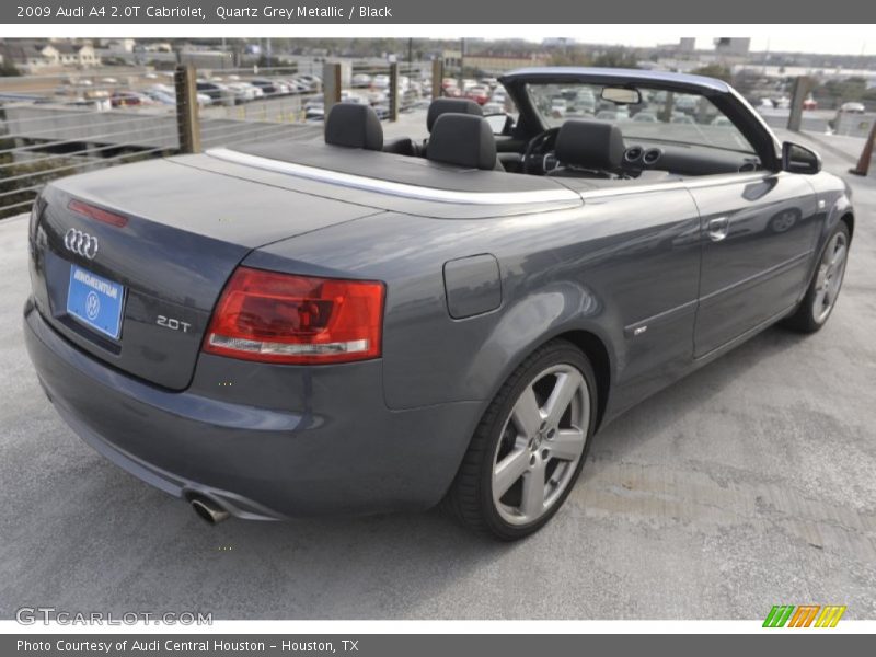 Quartz Grey Metallic / Black 2009 Audi A4 2.0T Cabriolet