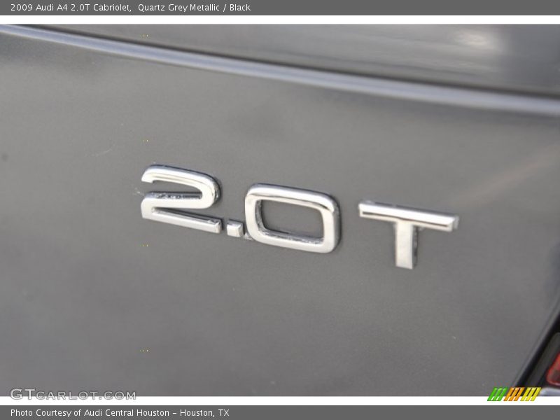 Quartz Grey Metallic / Black 2009 Audi A4 2.0T Cabriolet