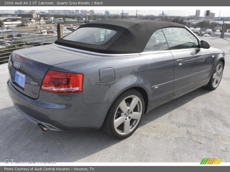 Quartz Grey Metallic / Black 2009 Audi A4 2.0T Cabriolet