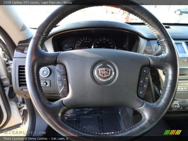 Light Platinum / Ebony 2008 Cadillac DTS Luxury