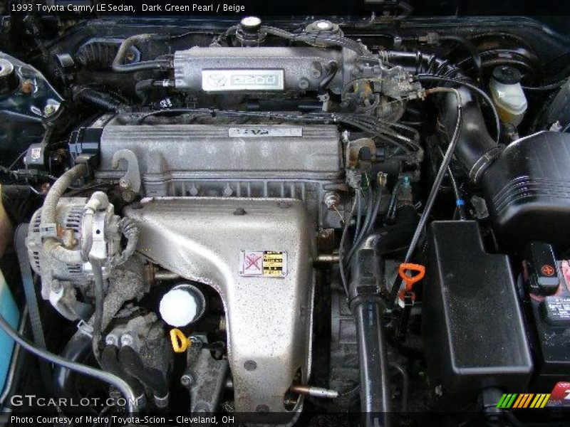 Dark Green Pearl / Beige 1993 Toyota Camry LE Sedan