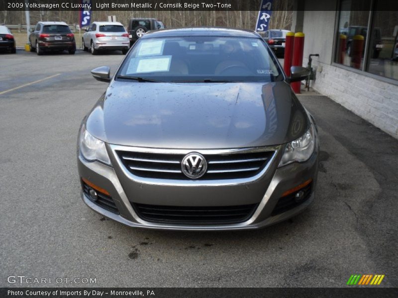 Light Brown Metallic / Cornsilk Beige Two-Tone 2009 Volkswagen CC Luxury