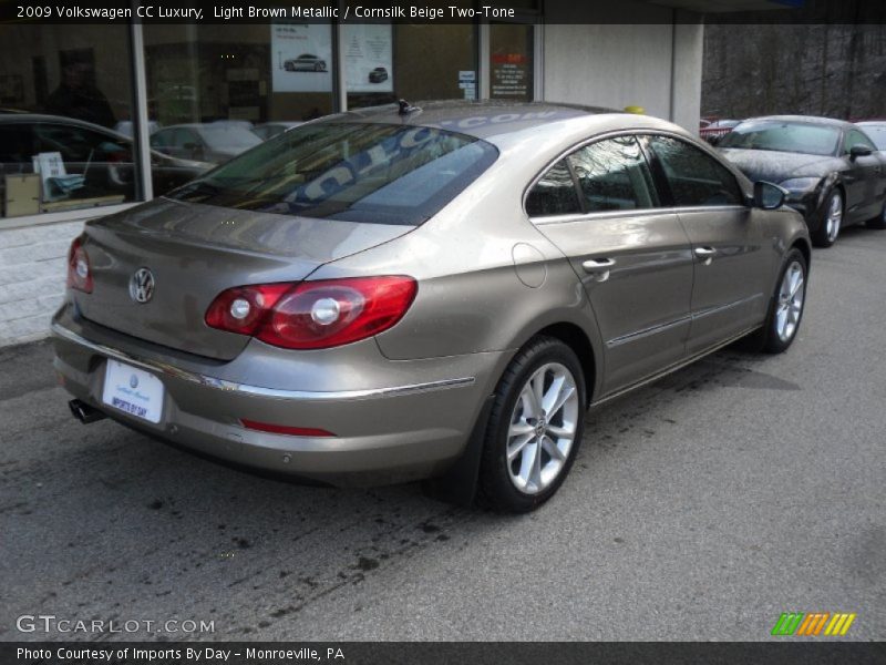 Light Brown Metallic / Cornsilk Beige Two-Tone 2009 Volkswagen CC Luxury