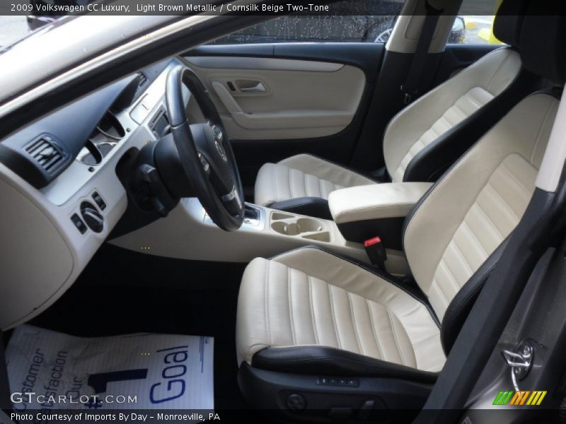 Light Brown Metallic / Cornsilk Beige Two-Tone 2009 Volkswagen CC Luxury