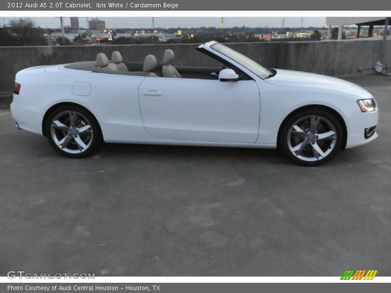 Ibis White / Cardamom Beige 2012 Audi A5 2.0T Cabriolet