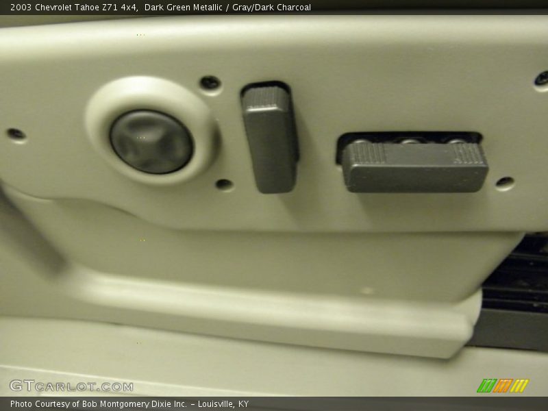 Dark Green Metallic / Gray/Dark Charcoal 2003 Chevrolet Tahoe Z71 4x4