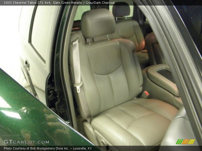 Dark Green Metallic / Gray/Dark Charcoal 2003 Chevrolet Tahoe Z71 4x4