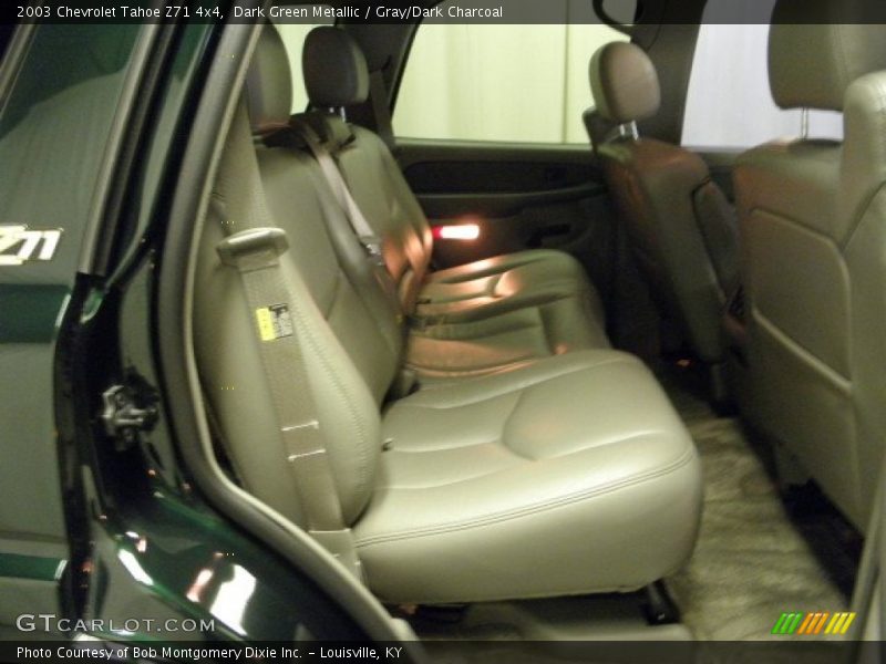 Dark Green Metallic / Gray/Dark Charcoal 2003 Chevrolet Tahoe Z71 4x4