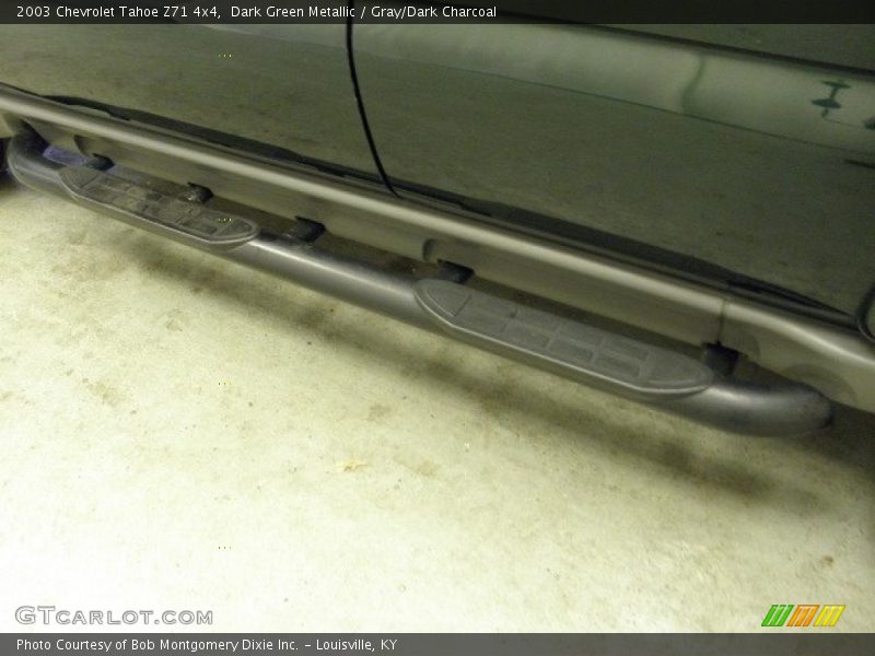 Dark Green Metallic / Gray/Dark Charcoal 2003 Chevrolet Tahoe Z71 4x4