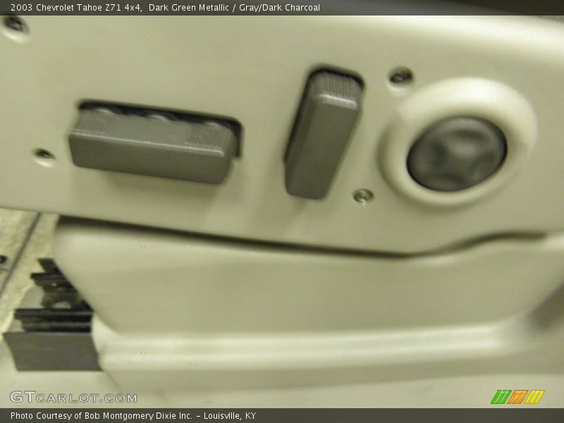 Dark Green Metallic / Gray/Dark Charcoal 2003 Chevrolet Tahoe Z71 4x4