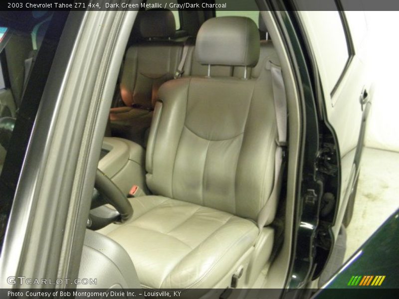 Dark Green Metallic / Gray/Dark Charcoal 2003 Chevrolet Tahoe Z71 4x4