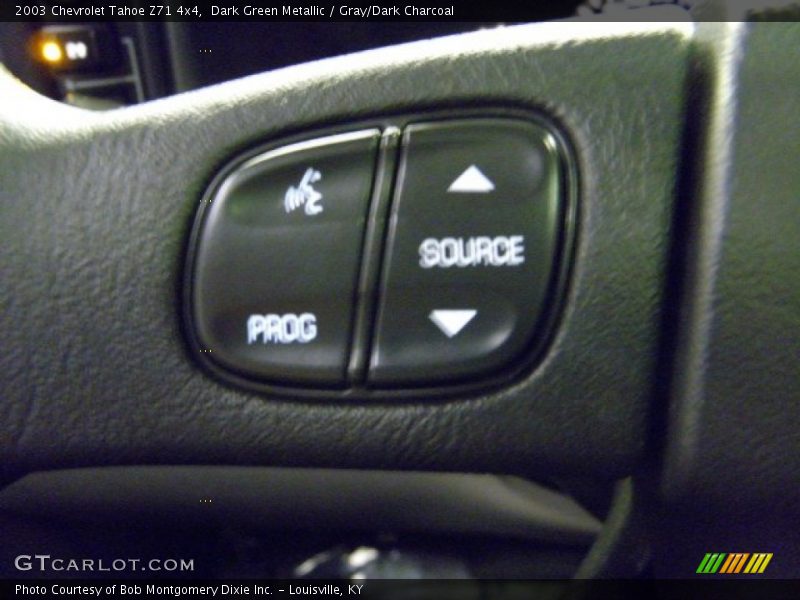 Dark Green Metallic / Gray/Dark Charcoal 2003 Chevrolet Tahoe Z71 4x4