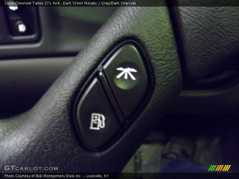 Dark Green Metallic / Gray/Dark Charcoal 2003 Chevrolet Tahoe Z71 4x4