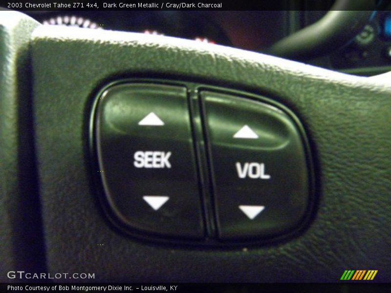 Dark Green Metallic / Gray/Dark Charcoal 2003 Chevrolet Tahoe Z71 4x4