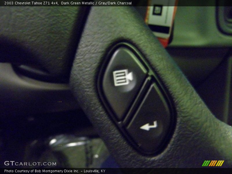 Dark Green Metallic / Gray/Dark Charcoal 2003 Chevrolet Tahoe Z71 4x4