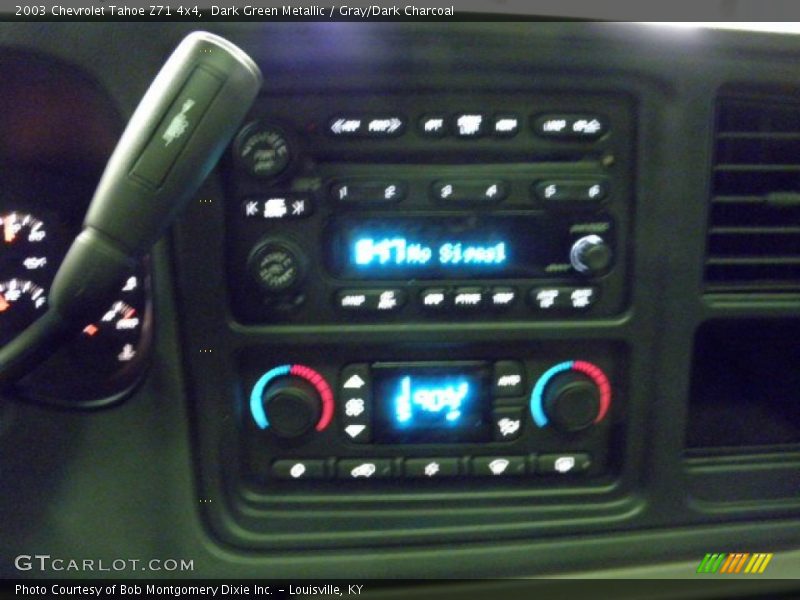 Dark Green Metallic / Gray/Dark Charcoal 2003 Chevrolet Tahoe Z71 4x4
