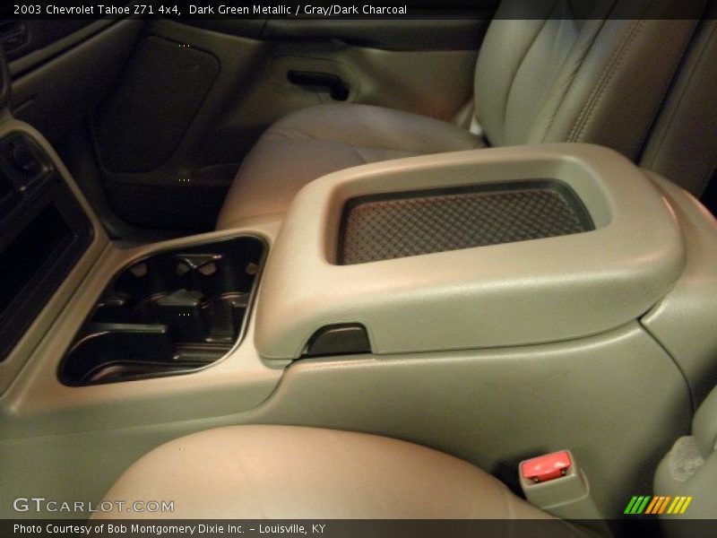 Dark Green Metallic / Gray/Dark Charcoal 2003 Chevrolet Tahoe Z71 4x4