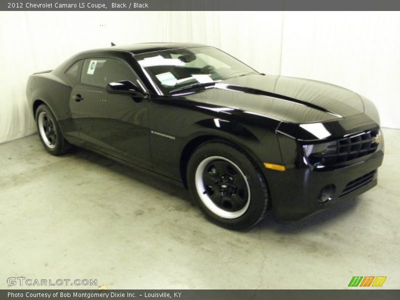 Black / Black 2012 Chevrolet Camaro LS Coupe