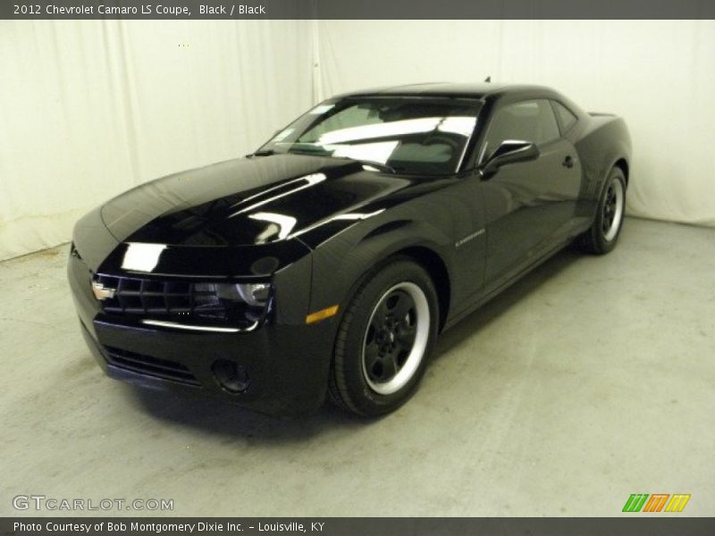 Black / Black 2012 Chevrolet Camaro LS Coupe