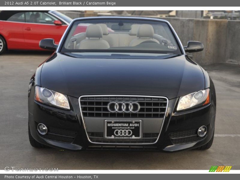 Brilliant Black / Cardamom Beige 2012 Audi A5 2.0T Cabriolet