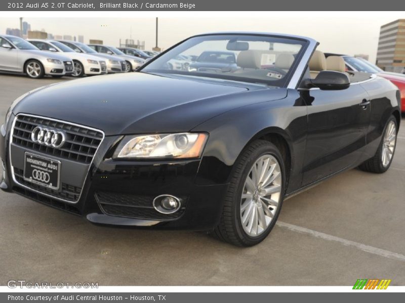 Brilliant Black / Cardamom Beige 2012 Audi A5 2.0T Cabriolet