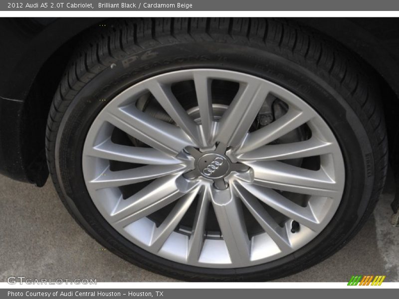 Brilliant Black / Cardamom Beige 2012 Audi A5 2.0T Cabriolet