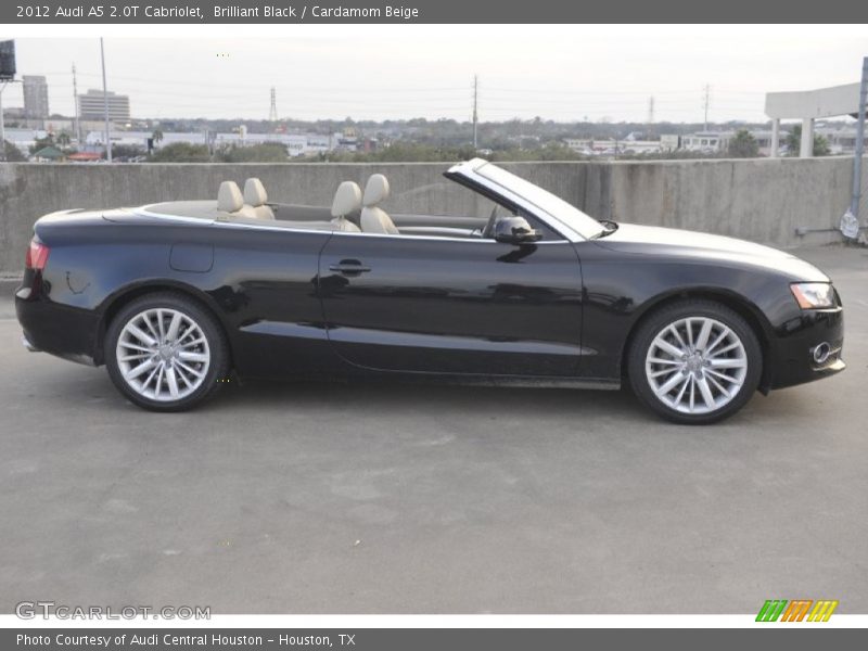 Brilliant Black / Cardamom Beige 2012 Audi A5 2.0T Cabriolet