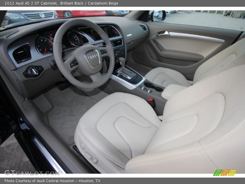Brilliant Black / Cardamom Beige 2012 Audi A5 2.0T Cabriolet