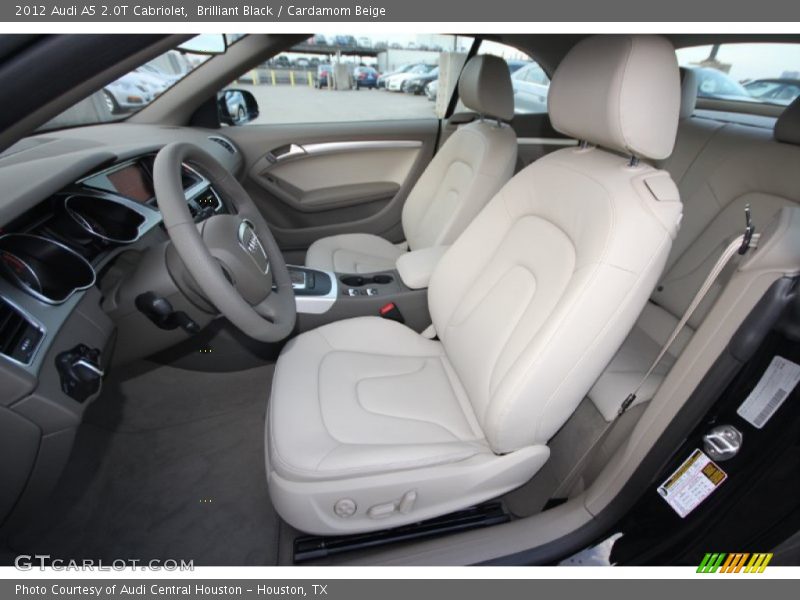 Brilliant Black / Cardamom Beige 2012 Audi A5 2.0T Cabriolet