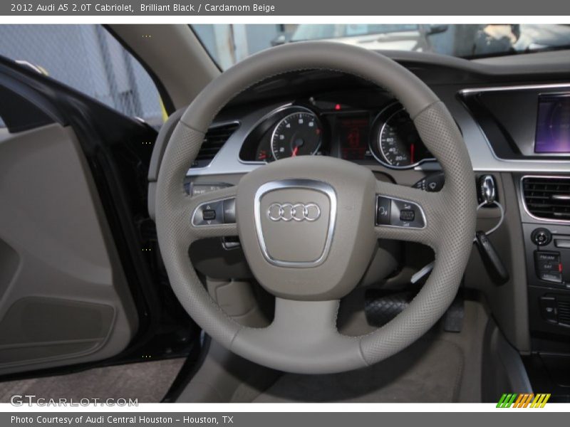 Brilliant Black / Cardamom Beige 2012 Audi A5 2.0T Cabriolet