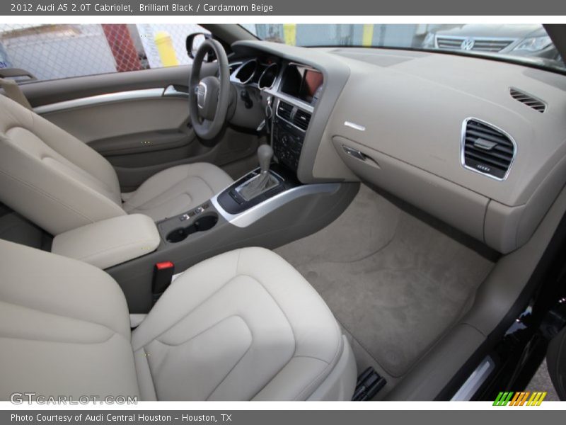 Brilliant Black / Cardamom Beige 2012 Audi A5 2.0T Cabriolet