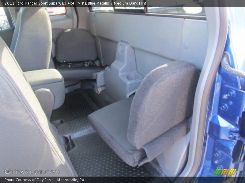 Vista Blue Metallic / Medium Dark Flint 2011 Ford Ranger Sport SuperCab 4x4