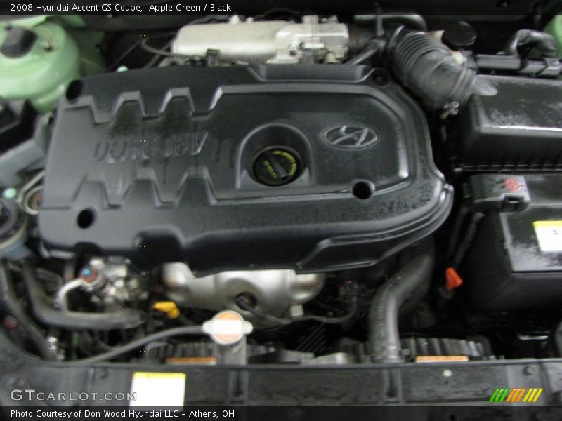  2008 Accent GS Coupe Engine - 1.6 Liter DOHC 16V VVT 4 Cylinder