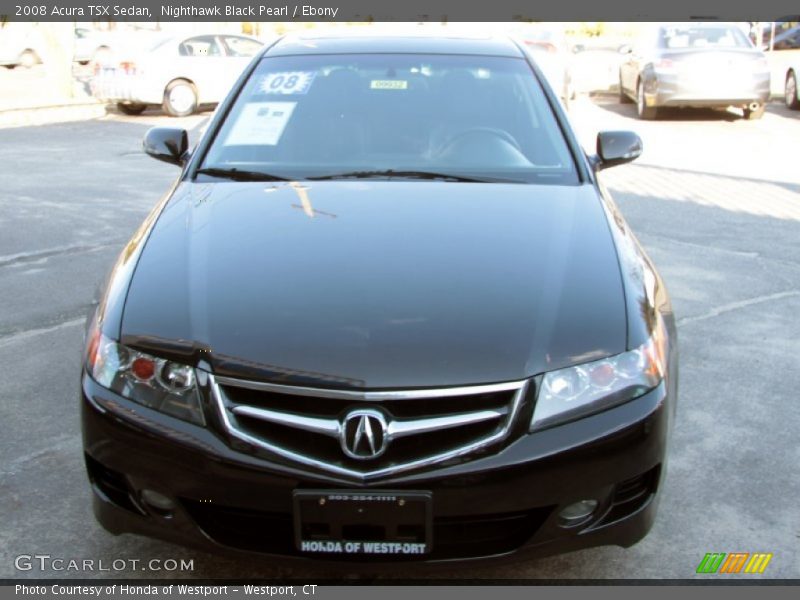 Nighthawk Black Pearl / Ebony 2008 Acura TSX Sedan
