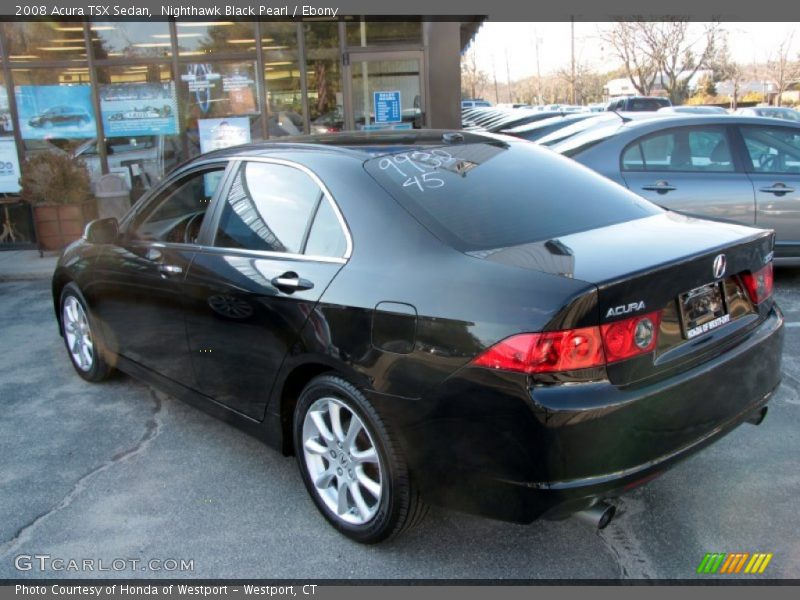 Nighthawk Black Pearl / Ebony 2008 Acura TSX Sedan