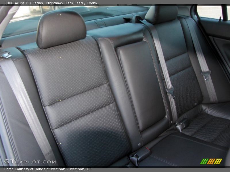 Nighthawk Black Pearl / Ebony 2008 Acura TSX Sedan