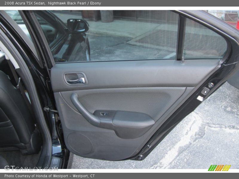Nighthawk Black Pearl / Ebony 2008 Acura TSX Sedan