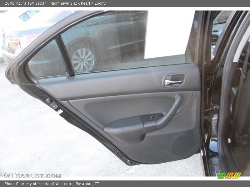 Nighthawk Black Pearl / Ebony 2008 Acura TSX Sedan