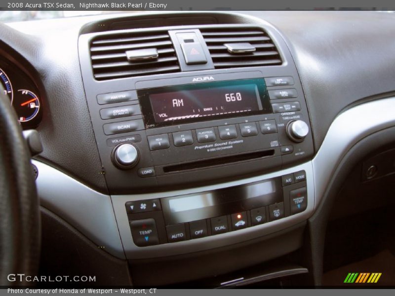 Controls of 2008 TSX Sedan