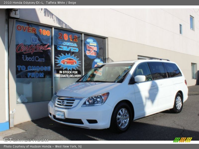 Taffeta White / Beige 2010 Honda Odyssey EX-L