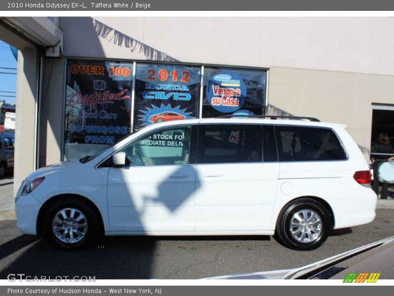 Taffeta White / Beige 2010 Honda Odyssey EX-L