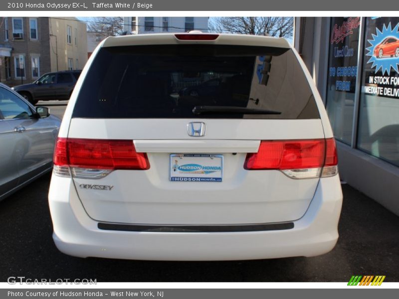 Taffeta White / Beige 2010 Honda Odyssey EX-L