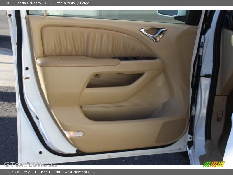 Taffeta White / Beige 2010 Honda Odyssey EX-L