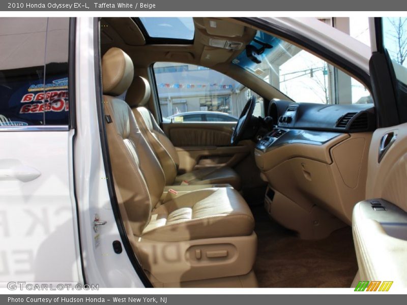 Taffeta White / Beige 2010 Honda Odyssey EX-L