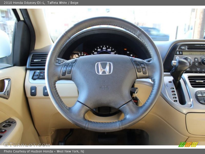 Taffeta White / Beige 2010 Honda Odyssey EX-L